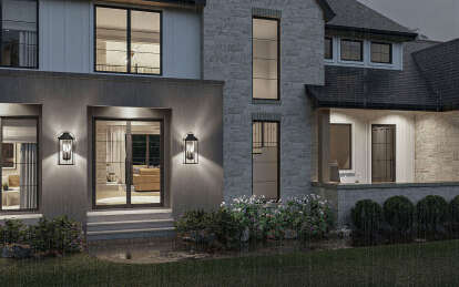 Modern Transitional House Plan #963-01122 Elevation Photo