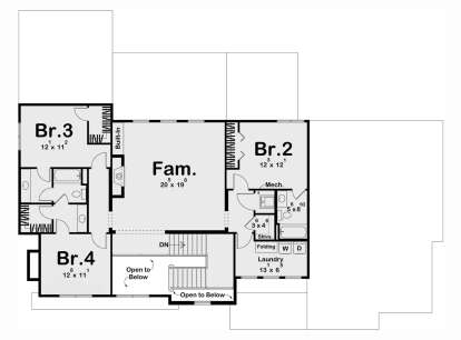 Second Floor for House Plan #963-01122