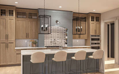 Modern Transitional House Plan #963-01122 Additional Photo