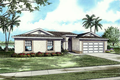 4 Bed, 2 Bath, 1803 Square Foot House Plan - #168-00019