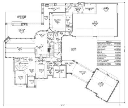 Main Floor  for House Plan #5445-00545