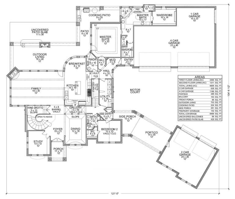 House Plan House Plan #32640 Drawing 1