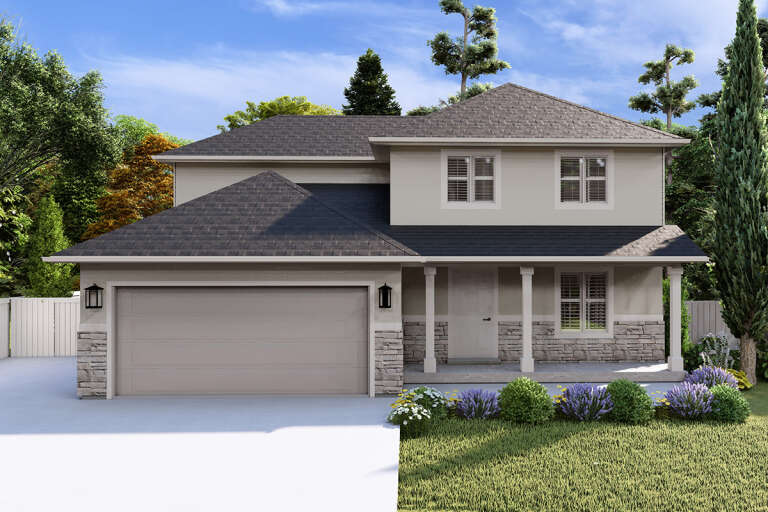 House Plan House Plan #32643 Front Elevation 