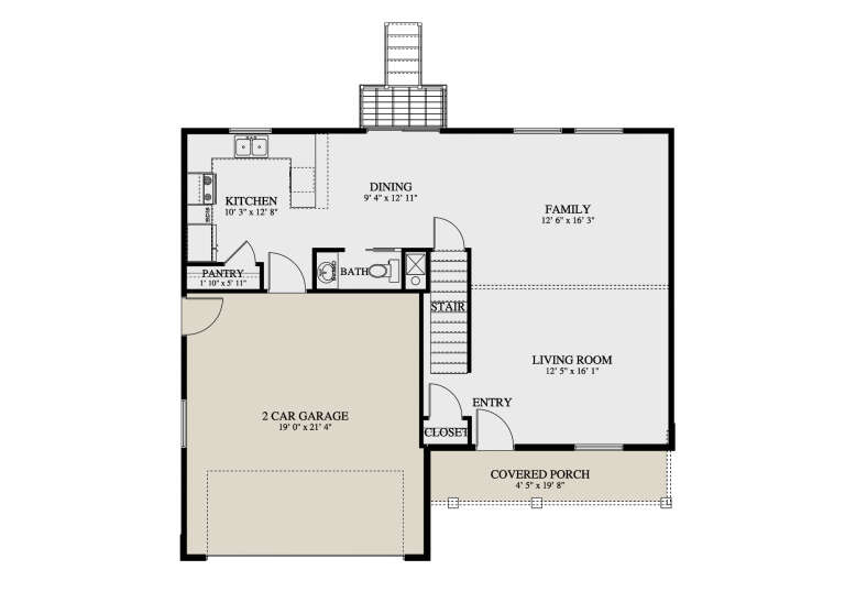 House Plan House Plan #32643 Drawing 1