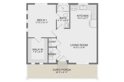 Main Floor  for House Plan #2802-00362