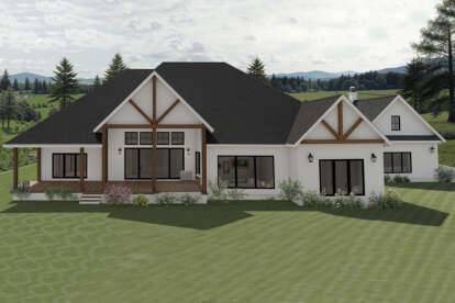 Modern Farmhouse House Plan #6849-00168 Elevation Photo