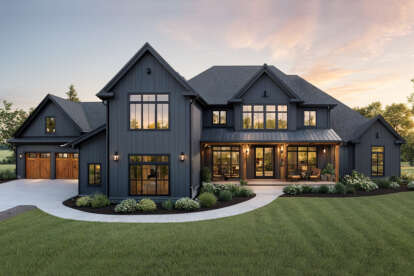 Modern Farmhouse House Plan #6849-00168 Elevation Photo