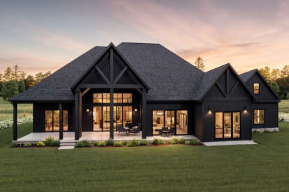 Modern Farmhouse House Plan #6849-00168 Elevation Photo