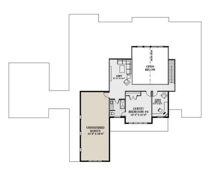 Second Floor for House Plan #6849-00168