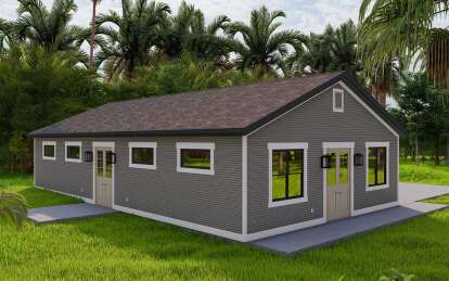 Traditional House Plan #2802-00363 Elevation Photo