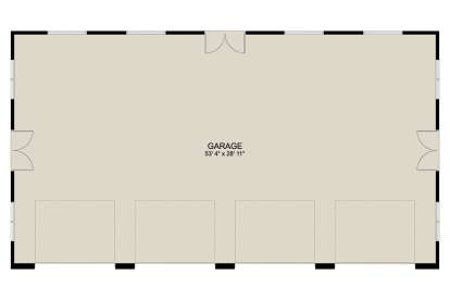 Garage Floor for House Plan #2802-00363