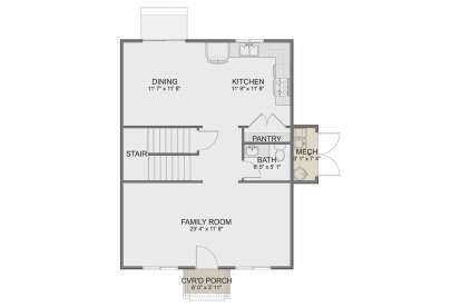 Main Floor  for House Plan #2802-00364