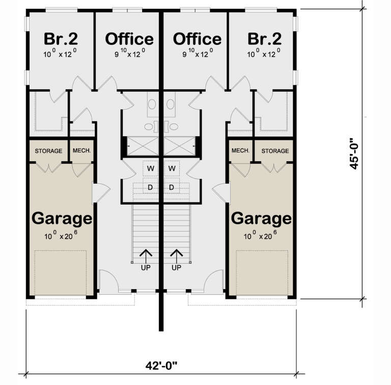 House Plan House Plan #32651 Drawing 1