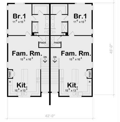 Main Floor for House Plan #402-01839