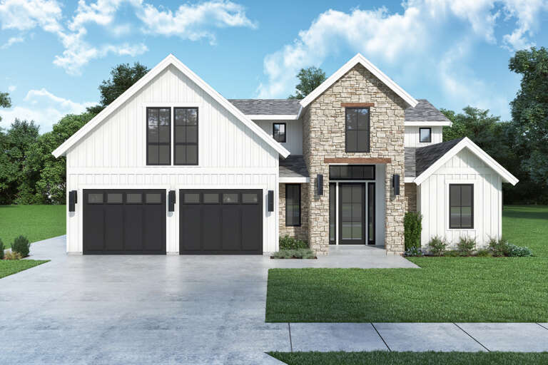 House Plan House Plan #32652 Front Elevation 