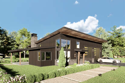 Barn House Plan #2464-00159 Elevation Photo