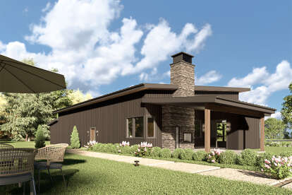 Barn House Plan #2464-00159 Elevation Photo