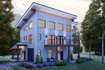 Modern House Plan #940-01261 Elevation Photo