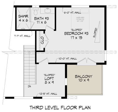 Third Floor for House Plan #940-01261