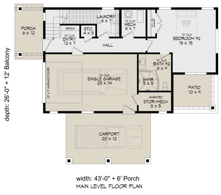 House Plan House Plan #32656 Drawing 1