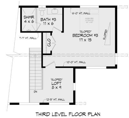 Third Floor for House Plan #940-01264