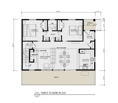 Main Floor  for House Plan #3290-00010
