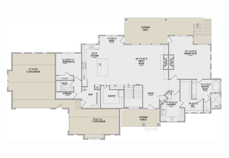 House Plan House Plan #32665 Drawing 1