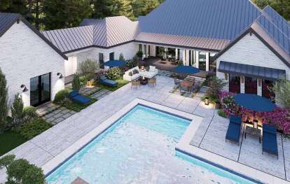 Craftsman House Plan #5445-00546 Elevation Photo