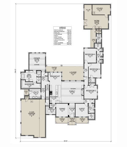Main Floor  for House Plan #5445-00546