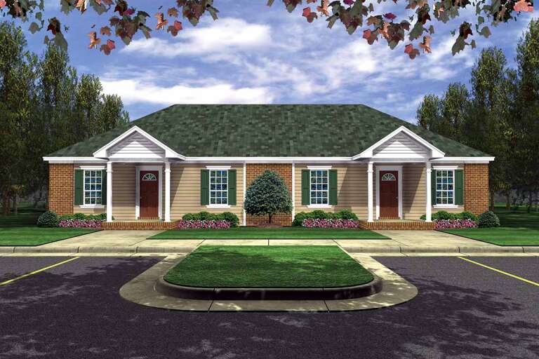 House Plan House Plan #32669 Front Elevation 