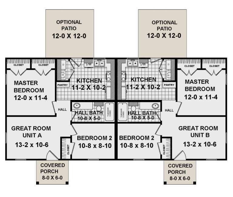 House Plan House Plan #32669 Drawing 1
