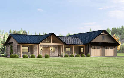 Barn House Plan #5032-00333 Elevation Photo