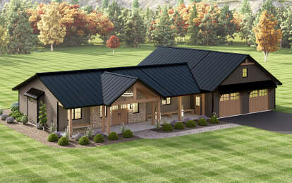 Barn House Plan #5032-00333 Elevation Photo