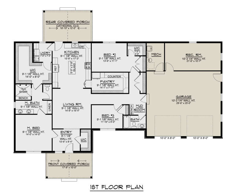 House Plan House Plan #32671 Drawing 1