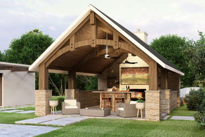 Craftsman House Plan #5032-00335 Elevation Photo