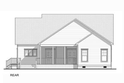 Modern Farmhouse House Plan #6261-00069 Elevation Photo