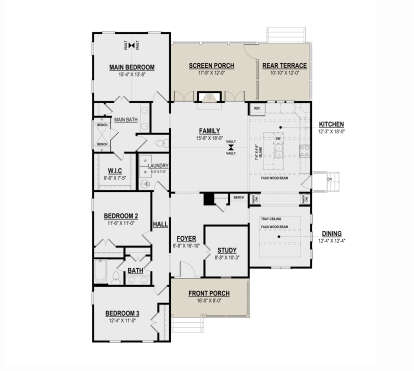 Main Floor  for House Plan #6261-00070