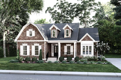 Modern Farmhouse House Plan #6261-00071 Elevation Photo