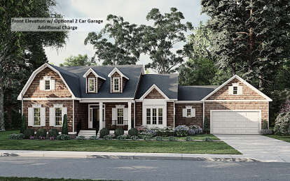 Modern Farmhouse House Plan #6261-00071 Elevation Photo