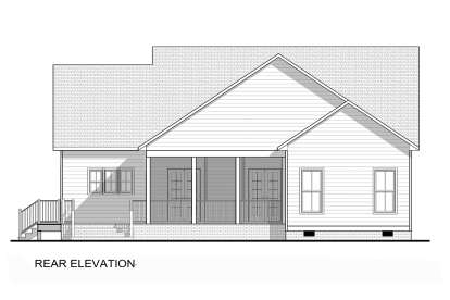 Modern Farmhouse House Plan #6261-00071 Elevation Photo