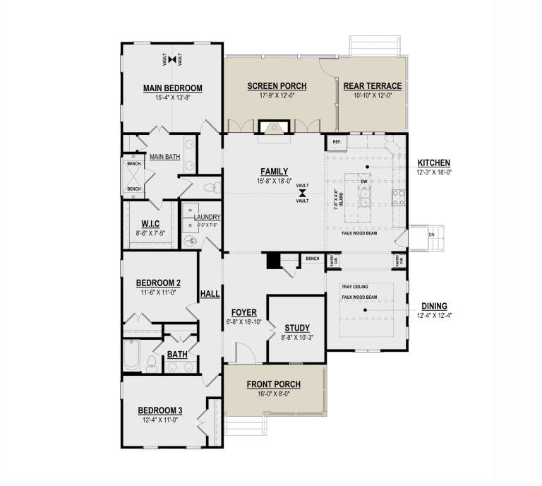 House Plan House Plan #32675 Drawing 1