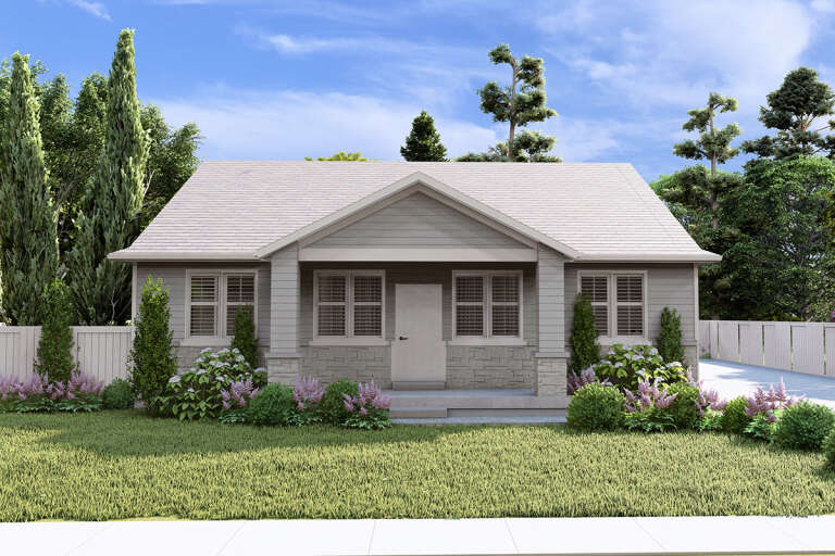 House Plan House Plan #32677 Front Elevation 