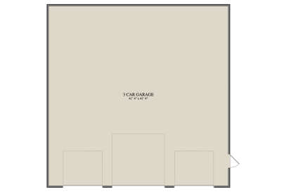 Garage Floor for House Plan #2802-00368
