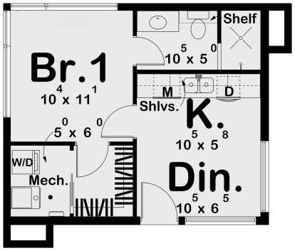 Main Floor  for House Plan #963-01126