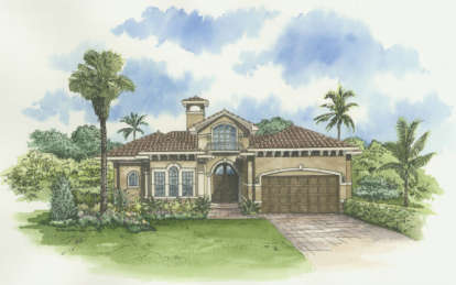 3 Bed, 3 Bath, 3368 Square Foot House Plan - #168-00023