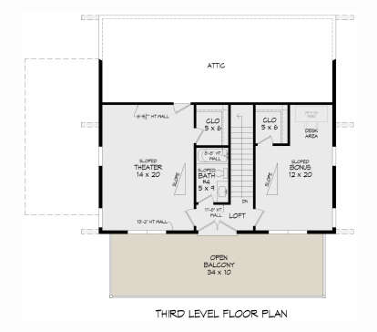Third Floor for House Plan #940-01266