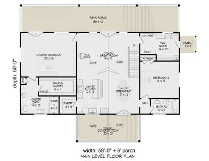 Main Floor  for House Plan #940-01267