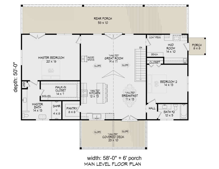 House Plan House Plan #32682 Drawing 1