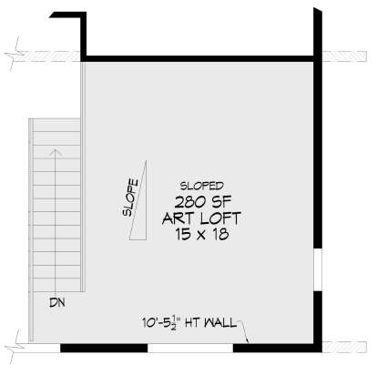 Loft for House Plan #940-01269