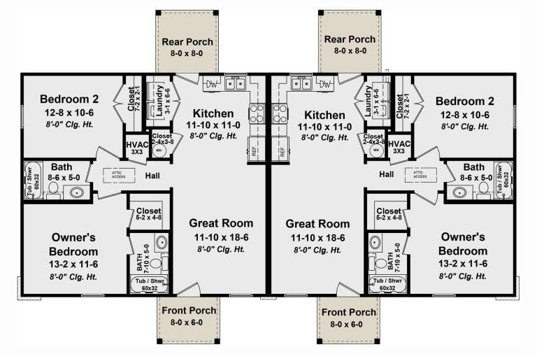 House Plan House Plan #32686 Drawing 1